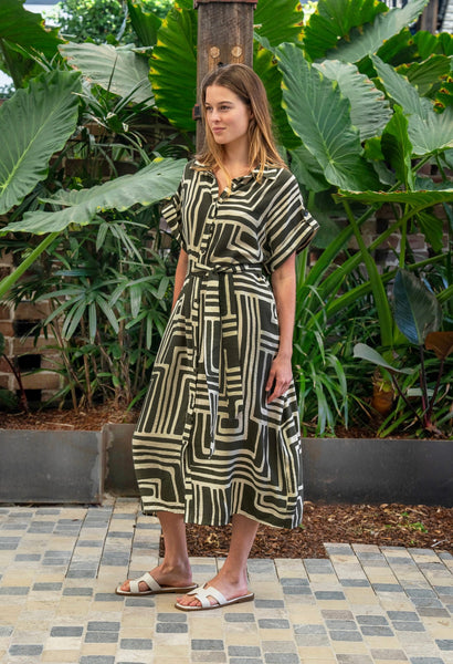 Henrietta Dress - Cream Khaki