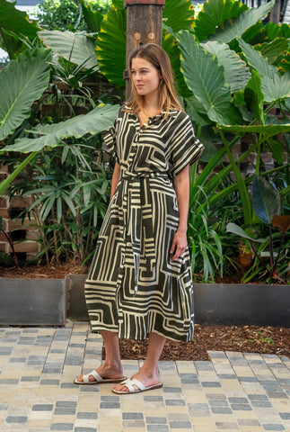 Henrietta Dress - Cream Khaki