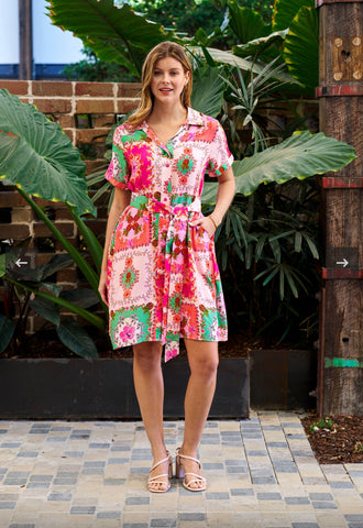 Sandoval Dress - Pink