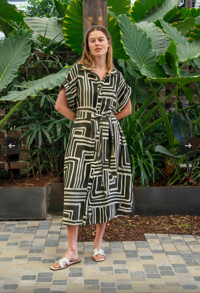 Henrietta Dress - Cream Khaki